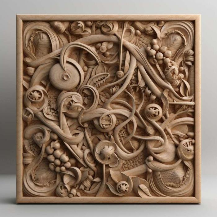 نموذج ثلاثي الأبعاد لآلة CNC 3D Art 